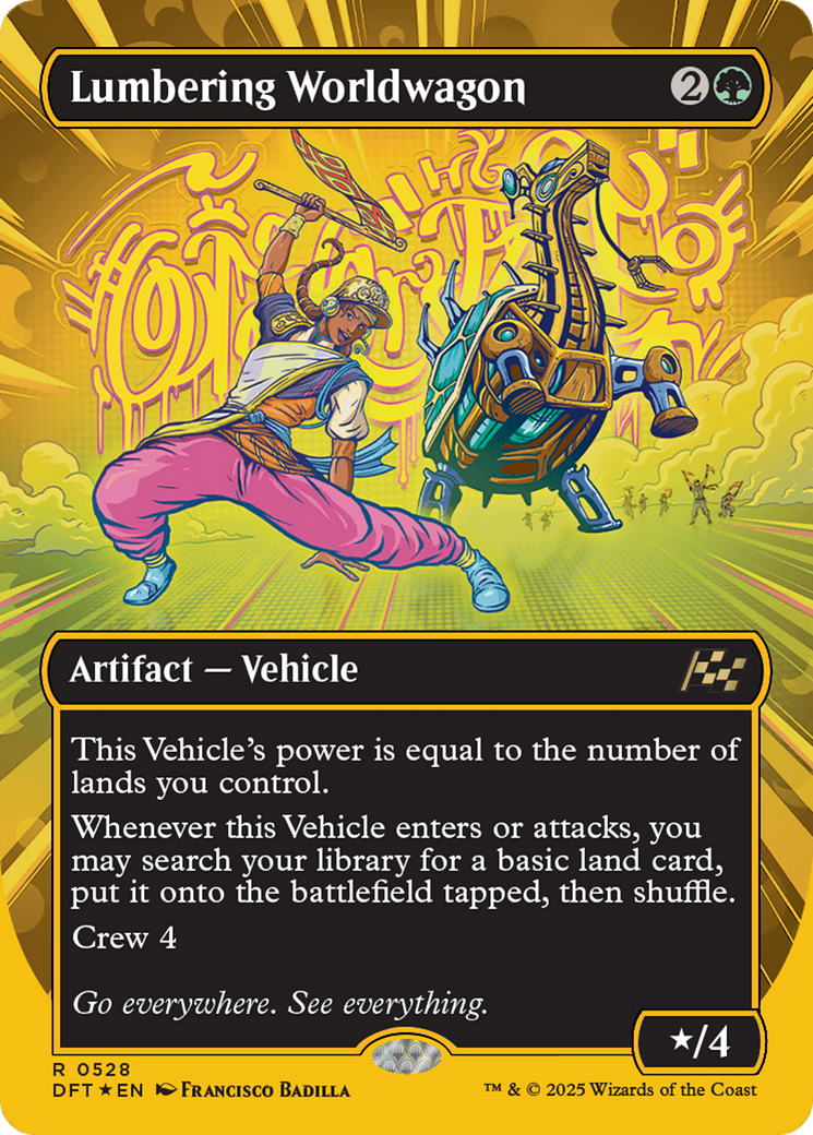 Lumbering Worldwagon - Borderless - First Place Foil [DFT-528]