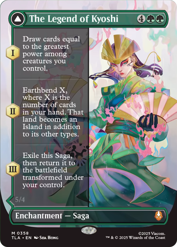 The Legend of Kyoshi // Avatar Kyoshi - Borderless - Full Art [TLA-358]