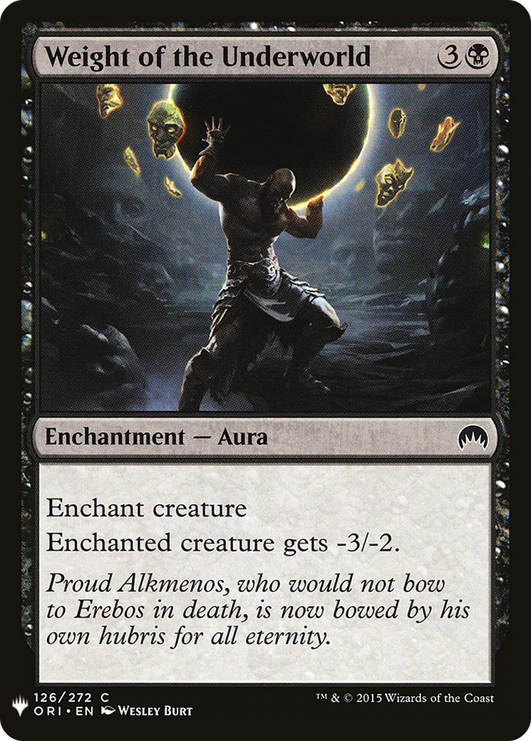 Weight of the Underworld [PLST-ORI-126]