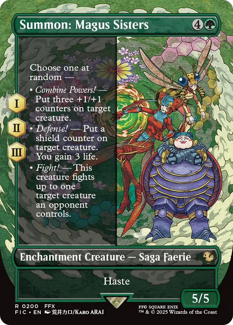 Summon: Magus Sisters - Borderless - Full Art [FIC-200]