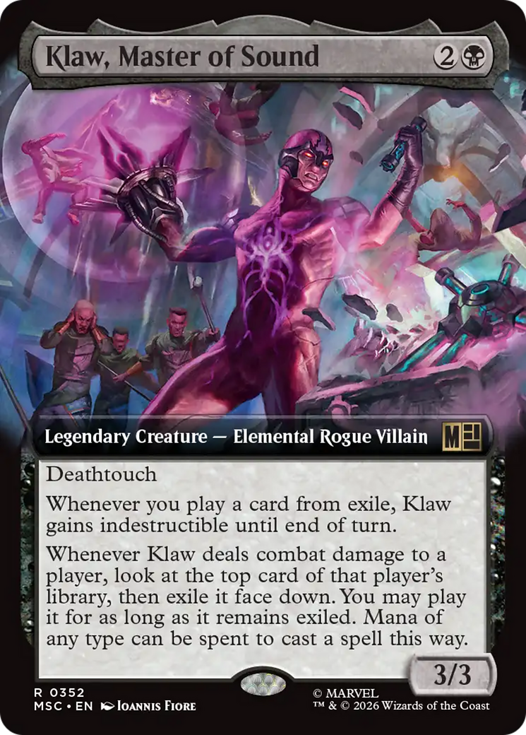 Klaw, Master of Sound - Extended Art [MSC-352]