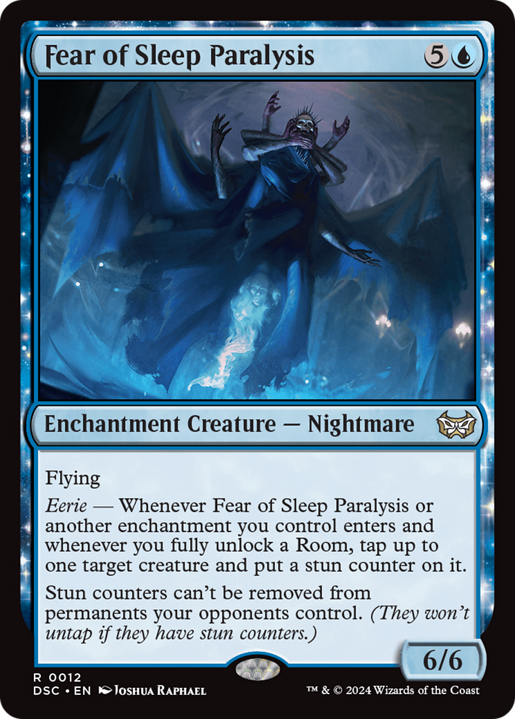 Fear of Sleep Paralysis [DSC-12]