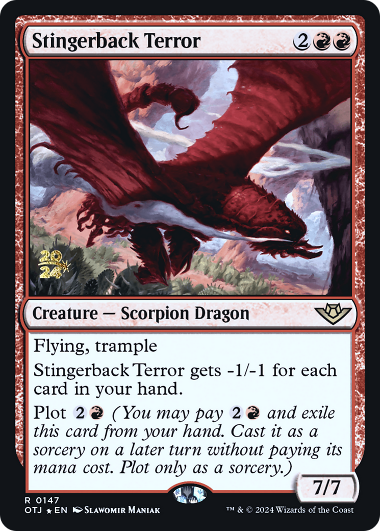 Stingerback Terror - Prerelease Promo [POTJ-147s]