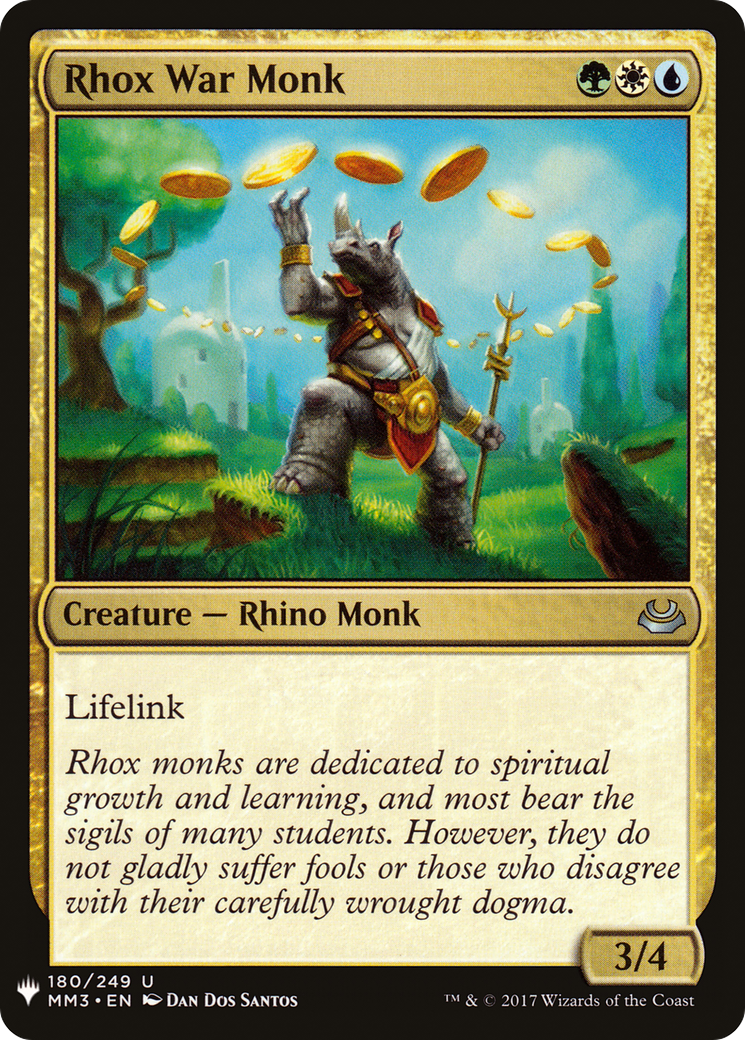 Rhox War Monk [PLST-MM3-180]