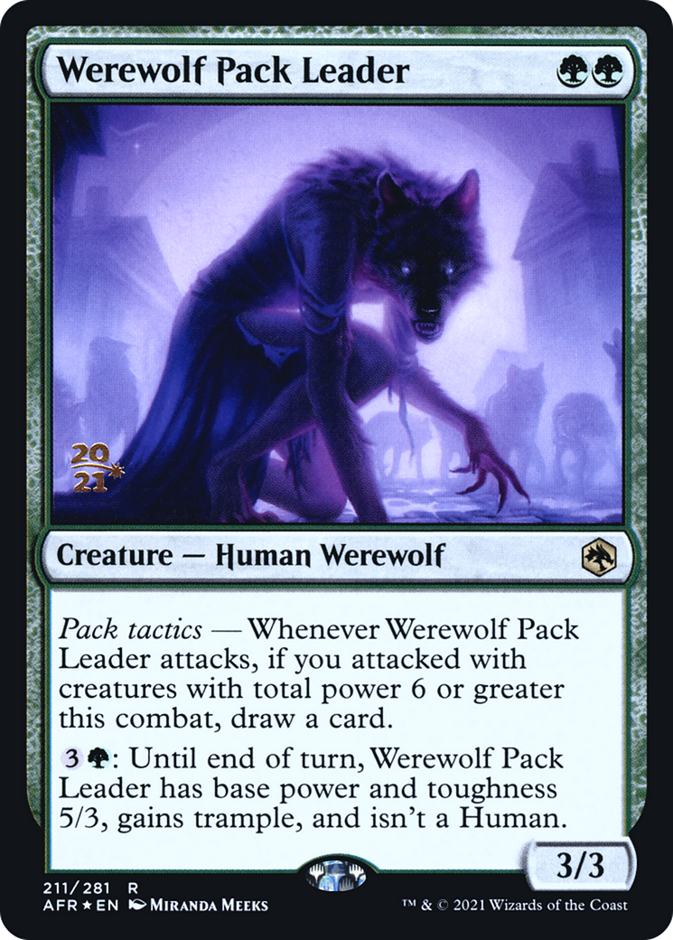 Werewolf Pack Leader - Prerelease Promo [PAFR-211s]