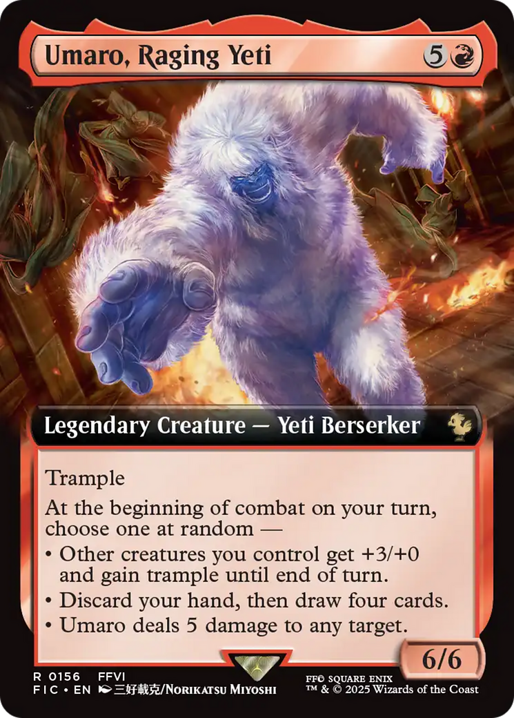 Umaro, Raging Yeti - Extended Art [FIC-156]