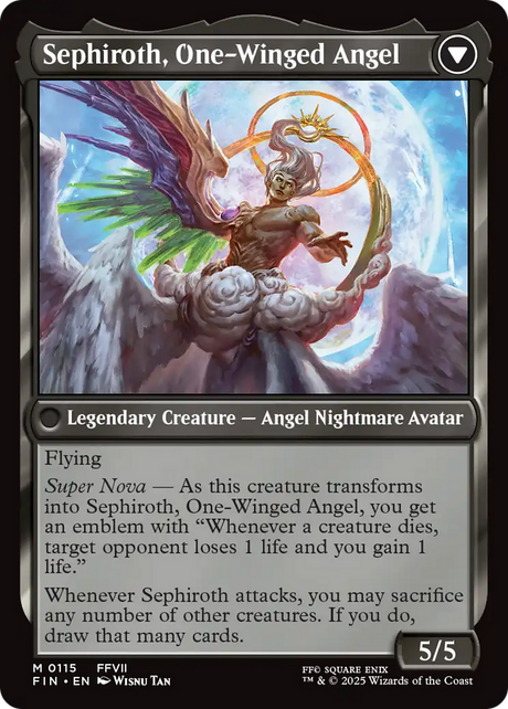 Sephiroth, Fabled SOLDIER // Sephiroth, One-Winged Angel [FIN-115]