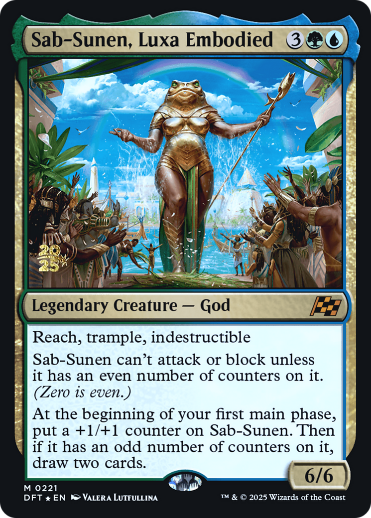 Sab-Sunen, Luxa Embodied - Prerelease Promo [PDFT-221s]