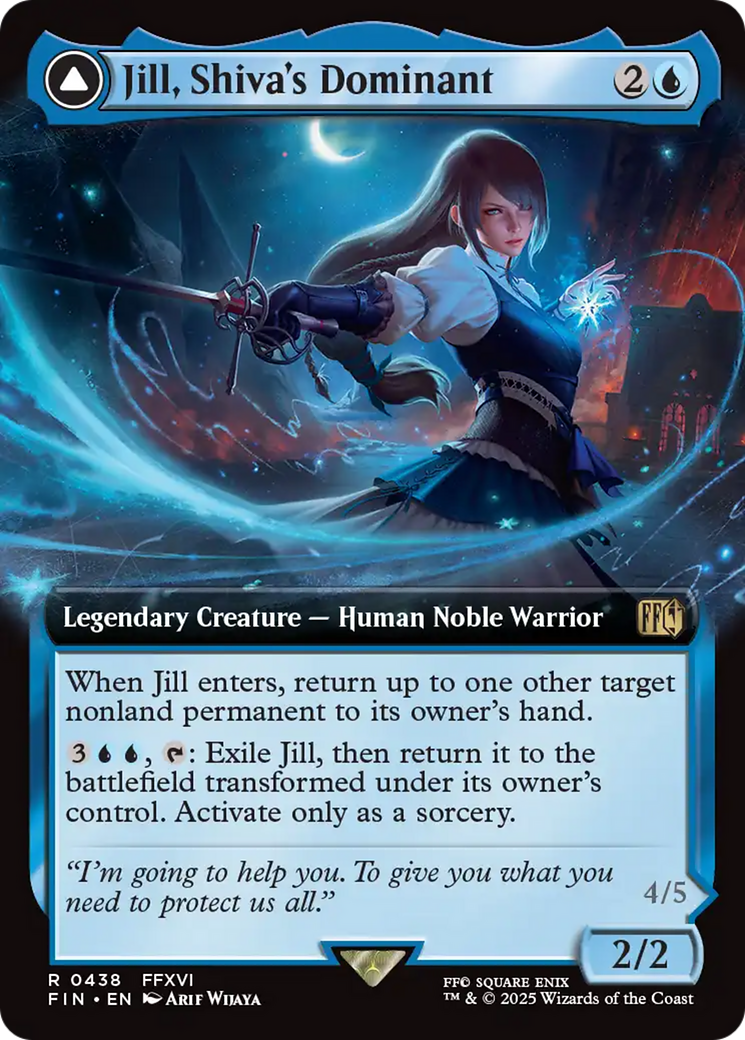 Jill, Shiva's Dominant // Shiva, Warden of Ice - Extended Art [FIN-438]