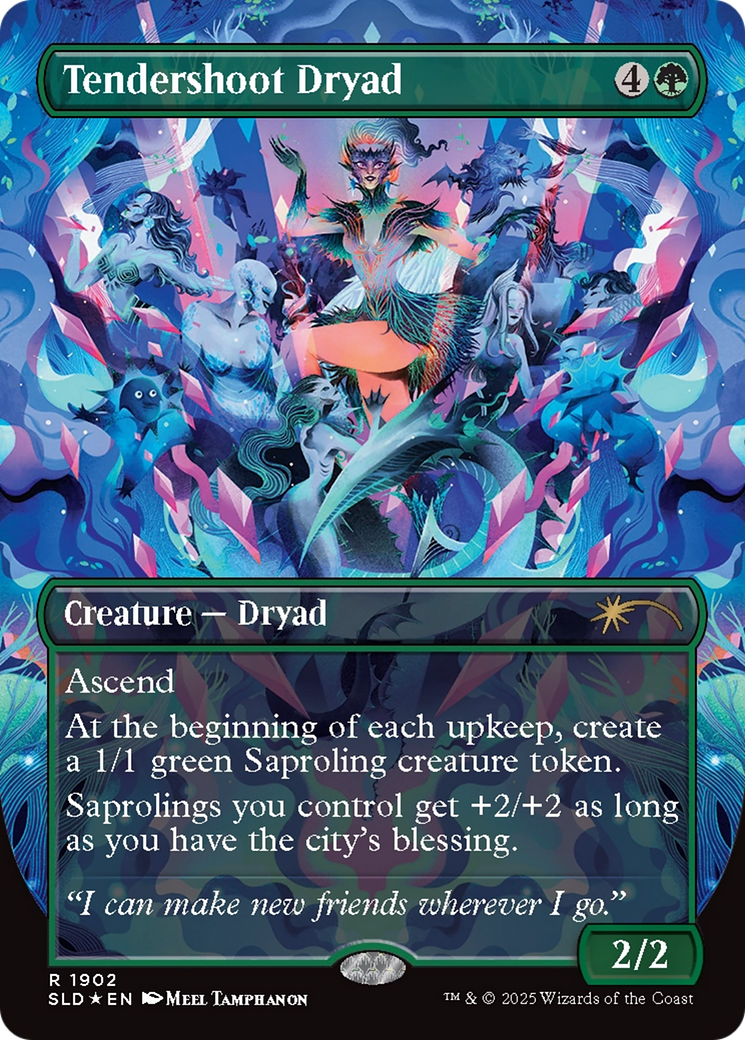 Tendershoot Dryad - Borderless - Full Art [SLD-1902]