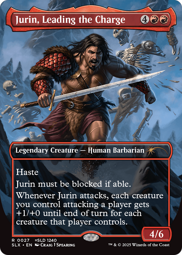 Jurin, Leading the Charge - Borderless - Full Art [SLX-27]