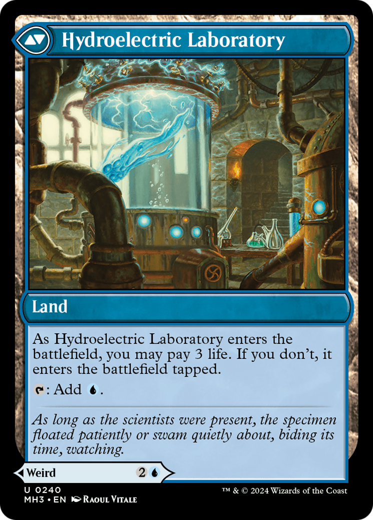 Hydroelectric Specimen // Hydroelectric Laboratory [MH3-240]
