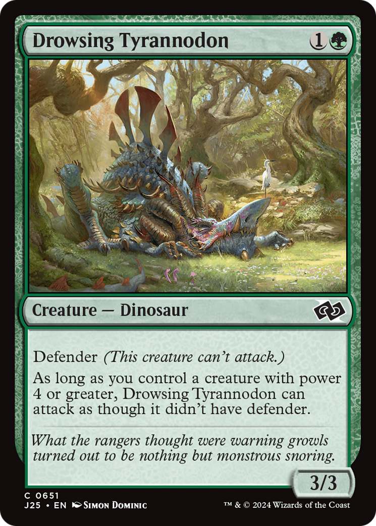 Drowsing Tyrannodon [J25-651]
