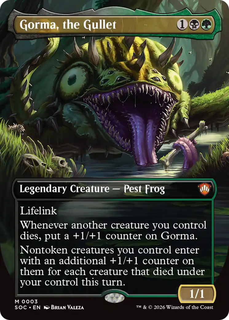 Gorma, the Gullet - Borderless - Full Art [SOC-3]
