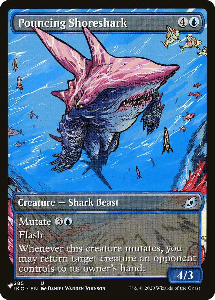 Pouncing Shoreshark - Showcase - Full Art [PLST-IKO-285]