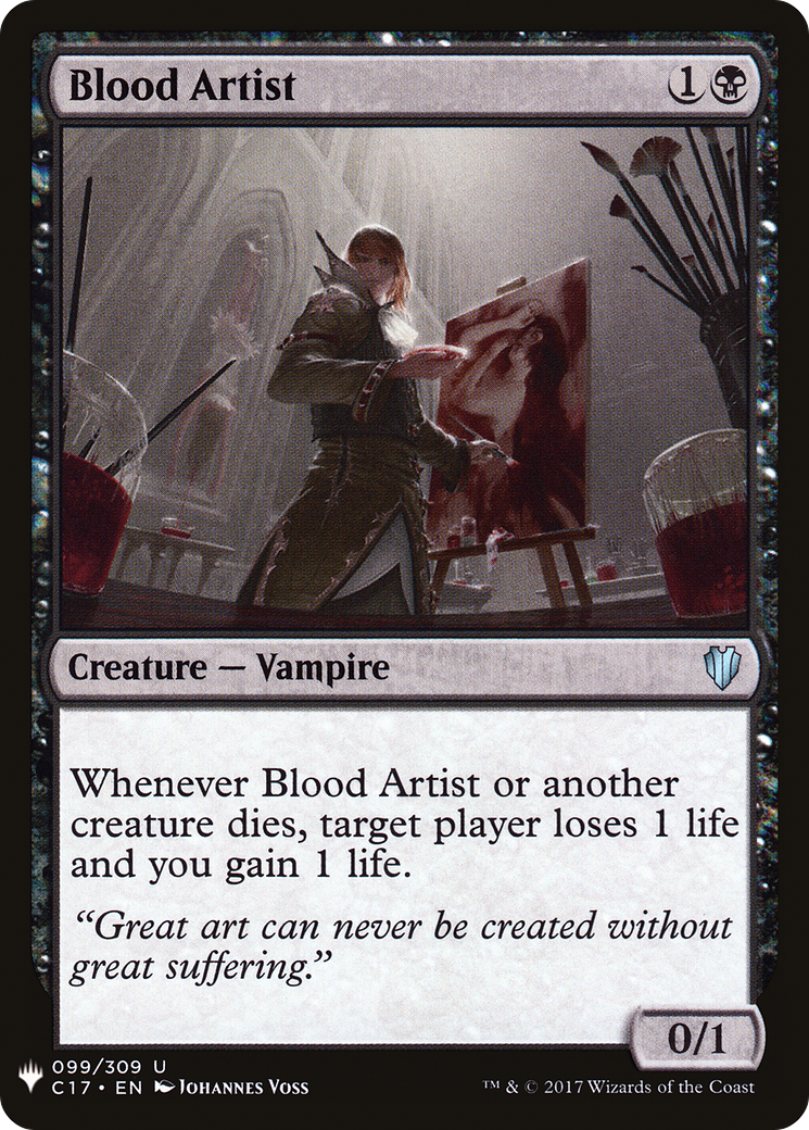 Blood Artist [PLST-C17-99]