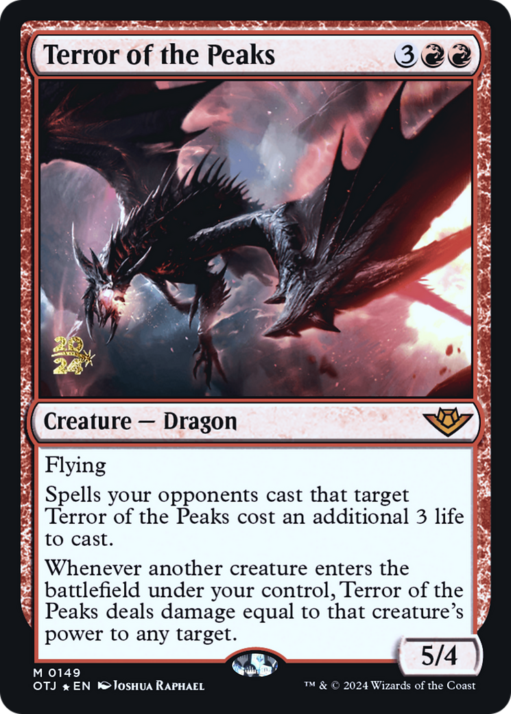 Terror of the Peaks - Prerelease Promo [POTJ-149s]