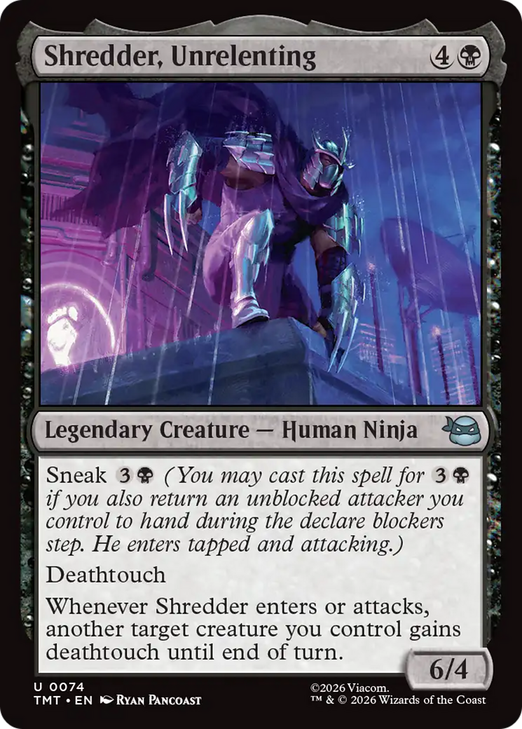 Shredder, Unrelenting [TMT-74]