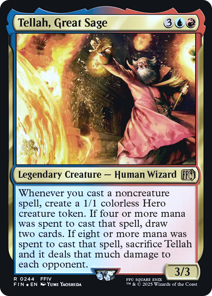 Tellah, Great Sage - Prerelease Promo [PFIN-244s]