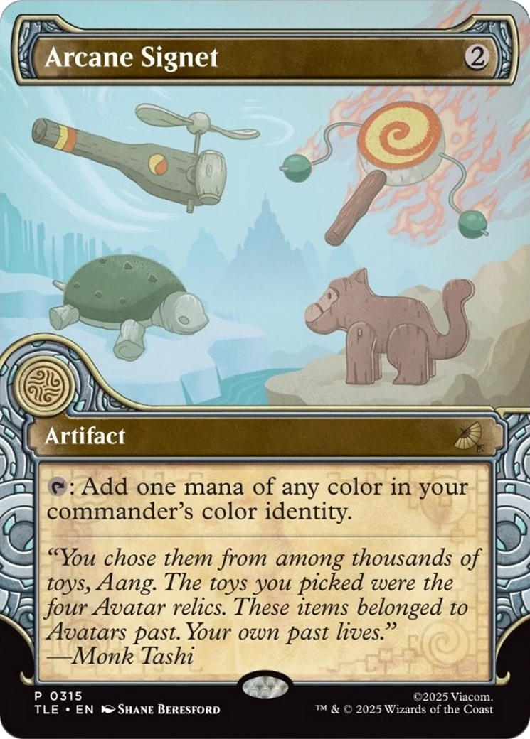 Arcane Signet - Borderless - Showcase [TLE-315]