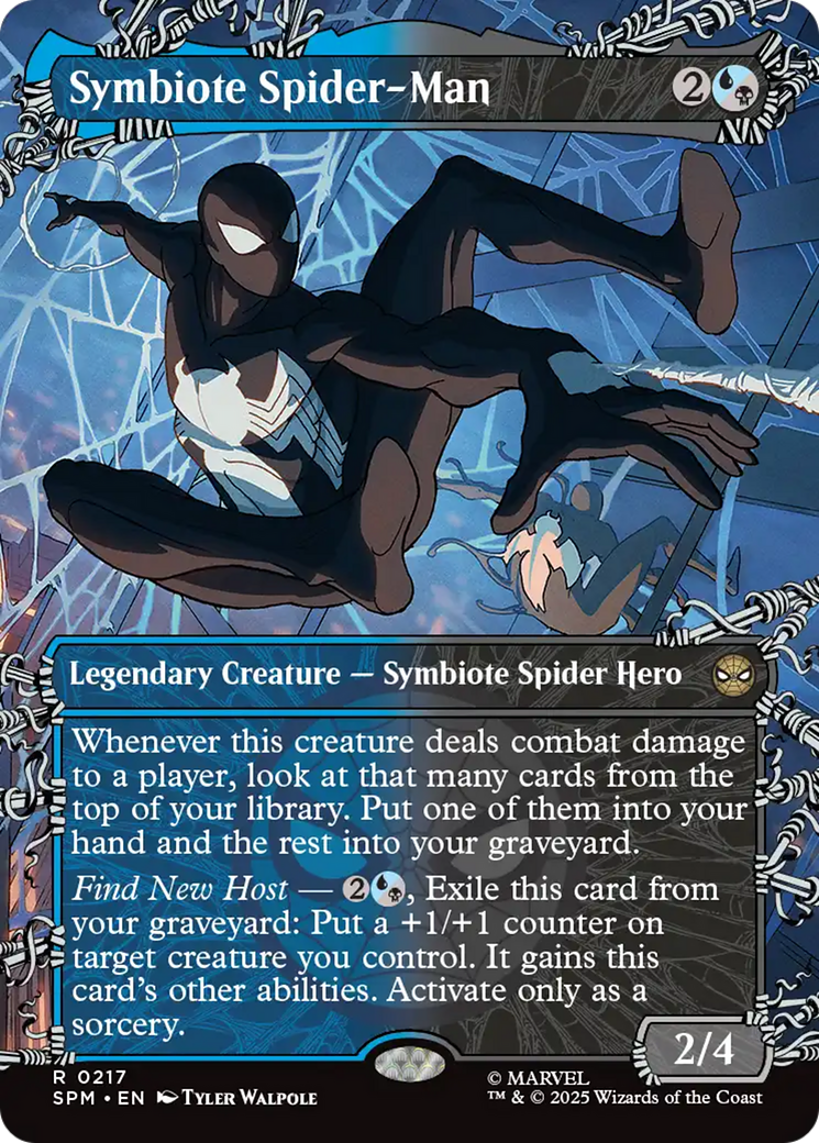 Symbiote Spider-Man - Borderless - Showcase - Full Art [SPM-217]