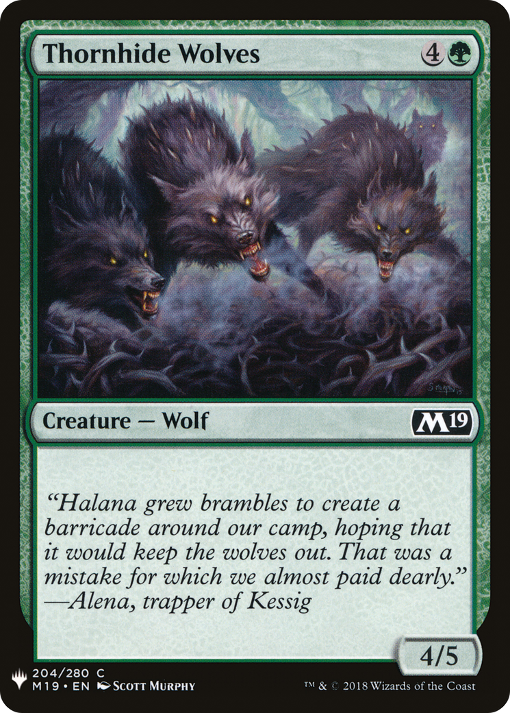 Thornhide Wolves [PLST-M19-204]