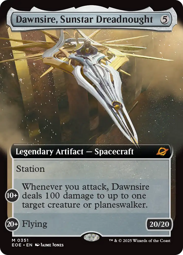 Dawnsire, Sunstar Dreadnought - Extended Art [EOE-351]