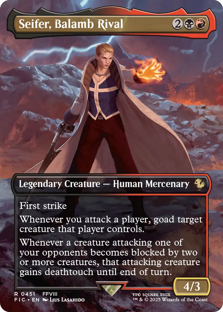 Seifer, Balamb Rival - Borderless - Full Art [FIC-451]