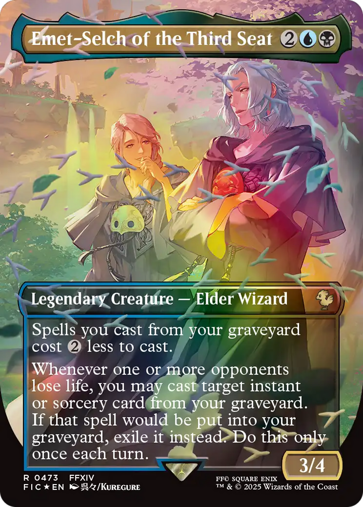 Emet-Selch of the Third Seat - Borderless - Full Art [FIC-473]