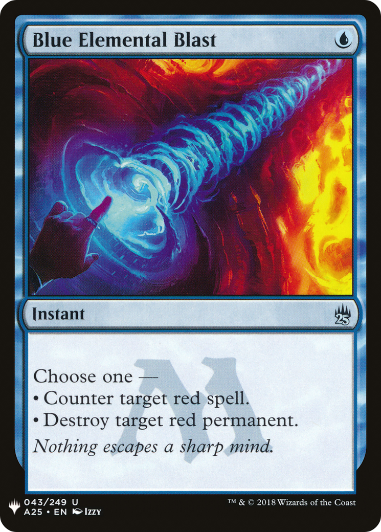 Blue Elemental Blast [PLST-A25-43]