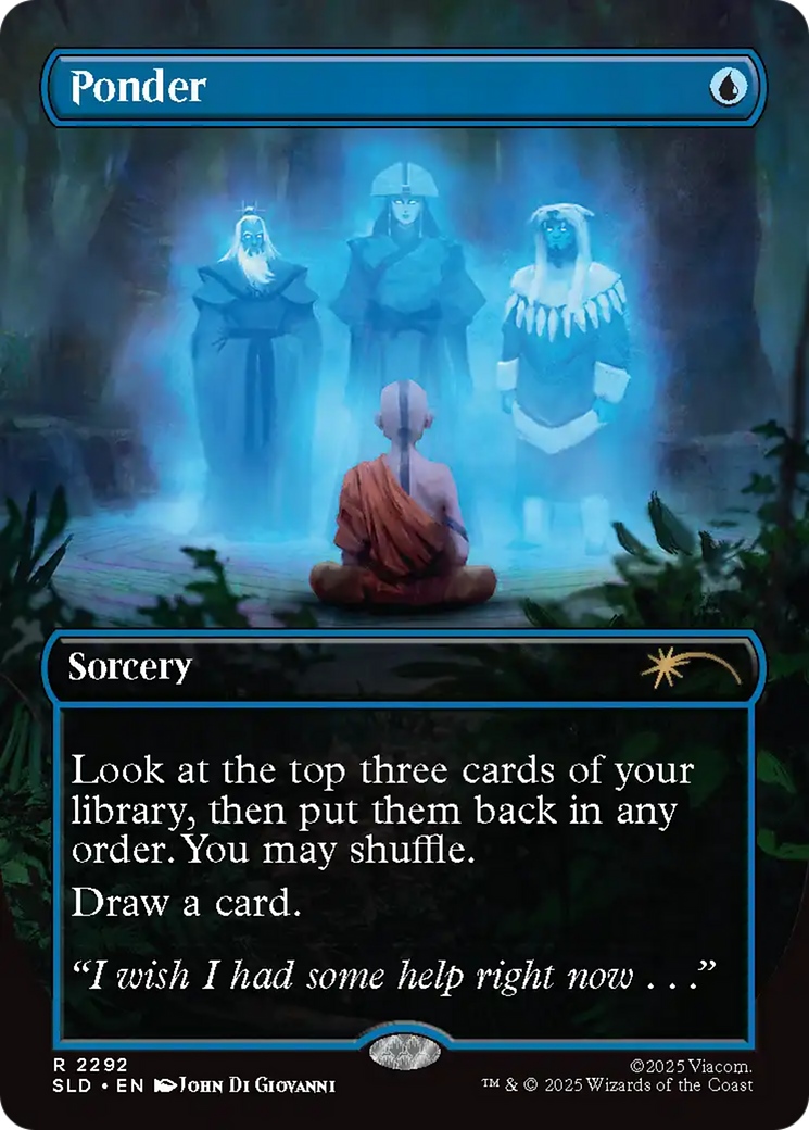 Ponder - Borderless - Full Art [SLD-2292]