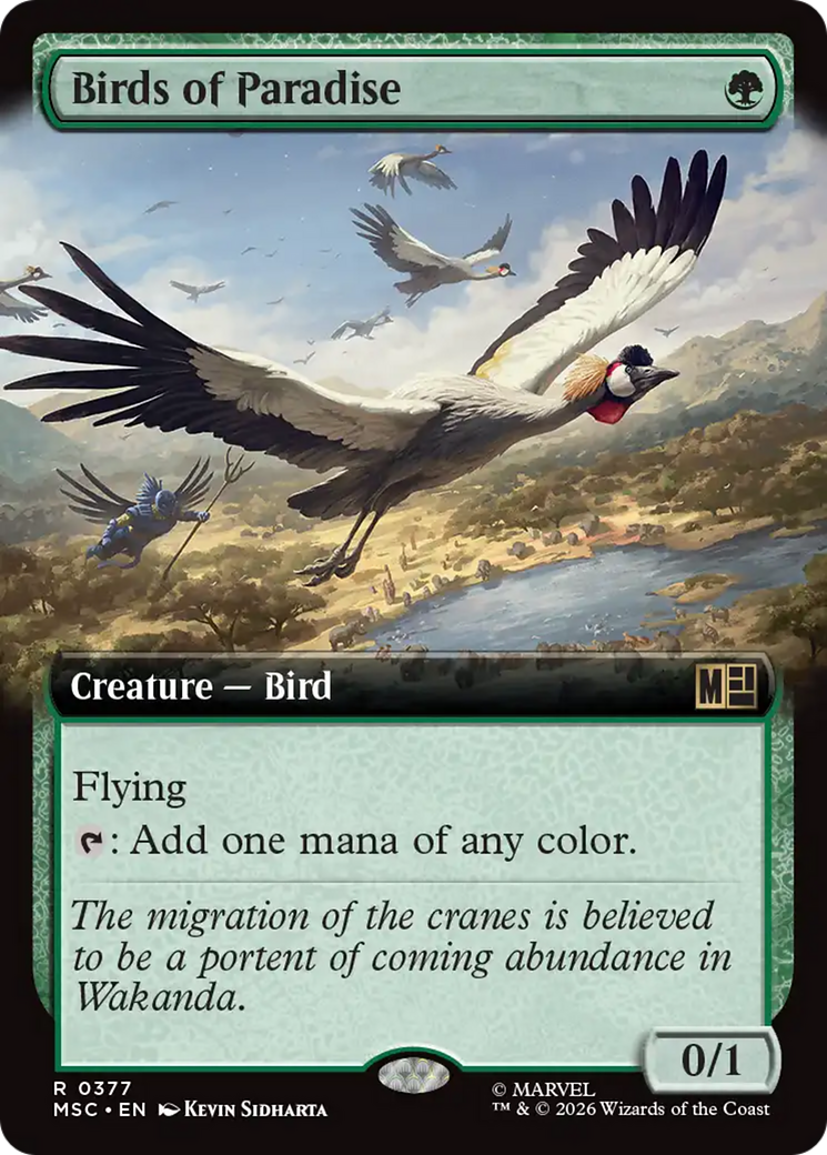 Birds of Paradise - Extended Art [MSC-377]