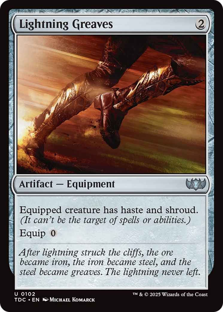 Lightning Greaves [TDC-102]