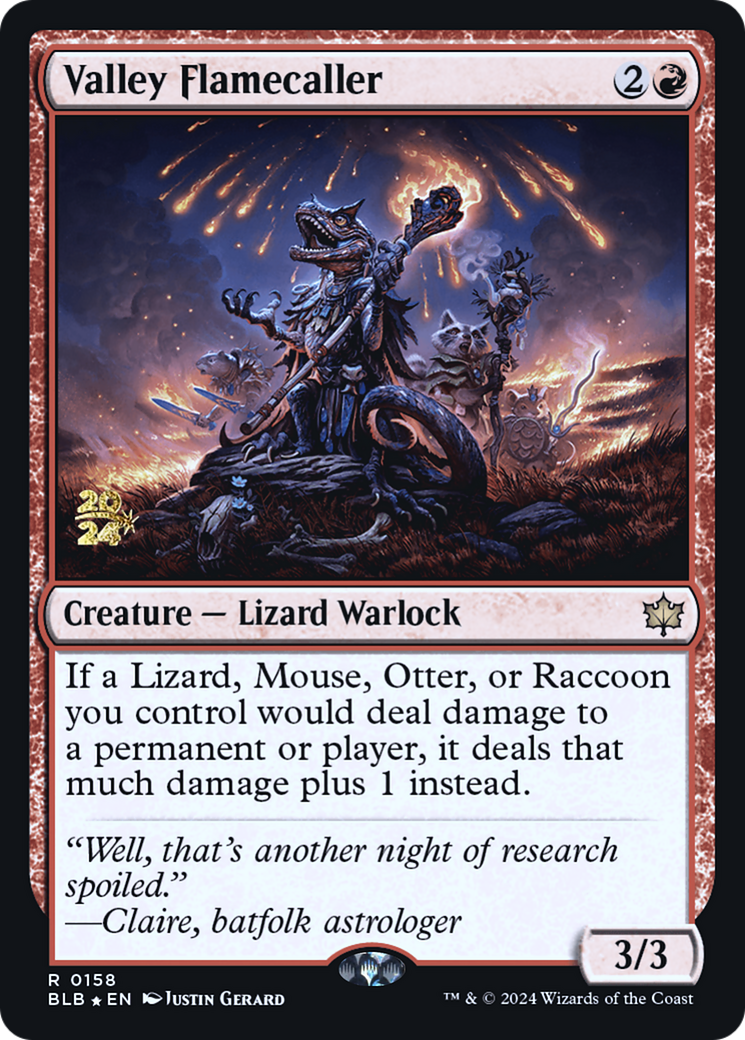 Valley Flamecaller - Prerelease Promo [PBLB-158s]