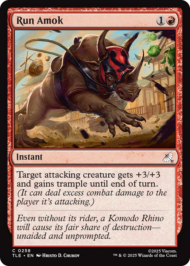 Run Amok [TLE-258]
