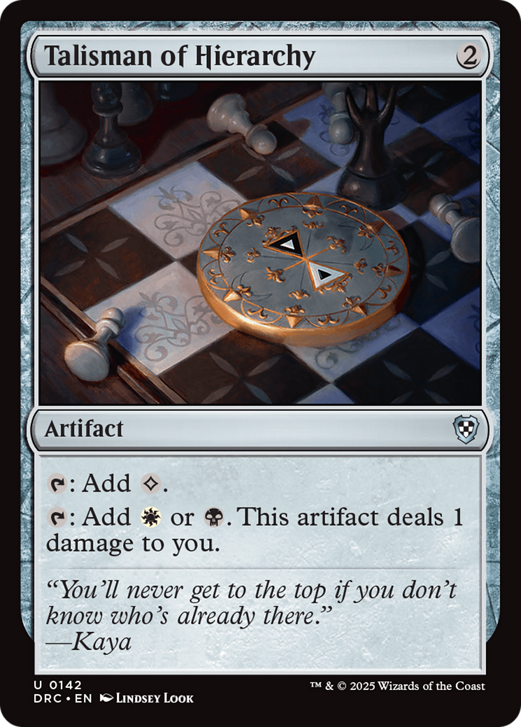 Talisman of Hierarchy [DRC-142]