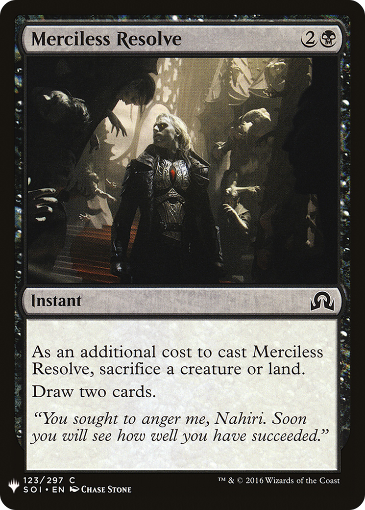 Merciless Resolve [PLST-SOI-123]
