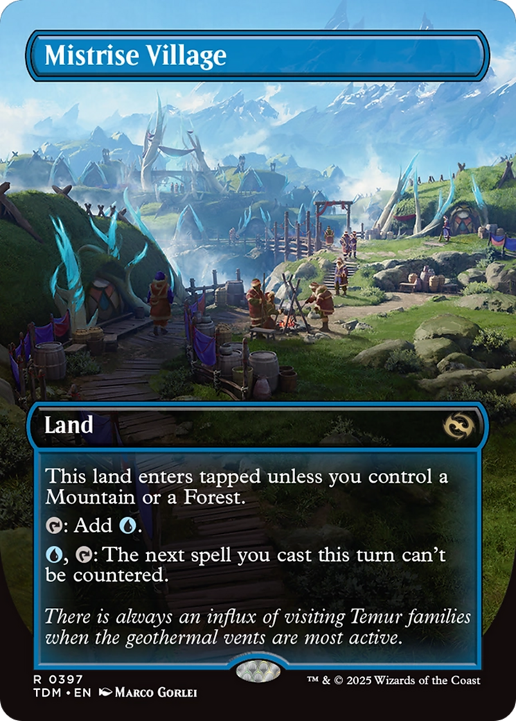 Mistrise Village - Borderless - Full Art [TDM-397]