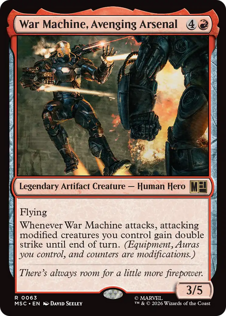 War Machine, Avenging Arsenal [MSC-63]