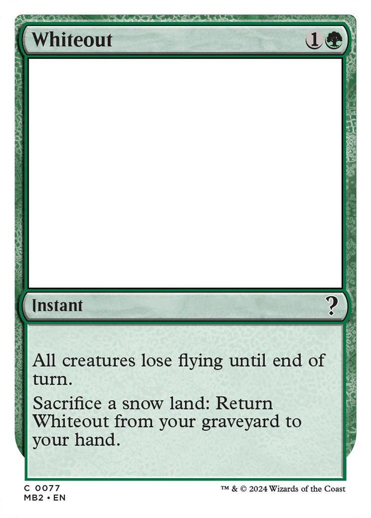 Whiteout [MB2-77]