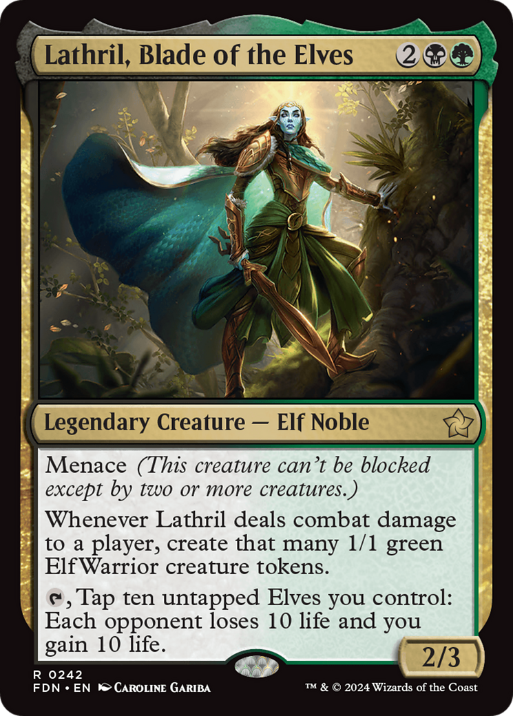 Lathril, Blade of the Elves [FDN-242]