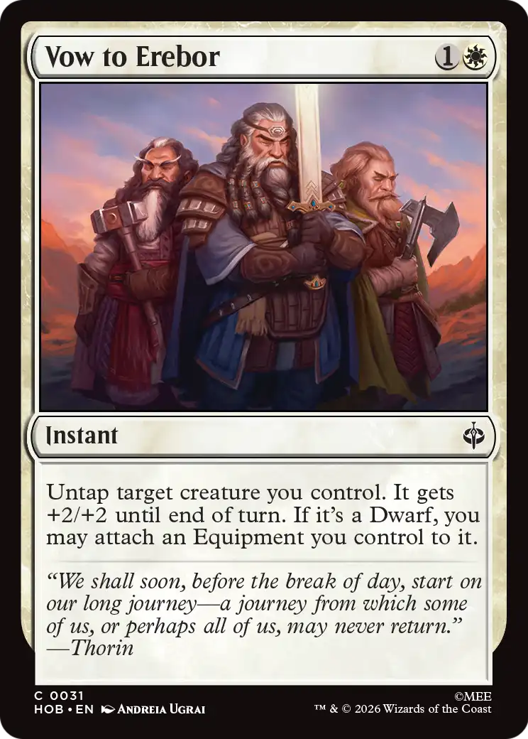 Vow to Erebor [HOB-31]