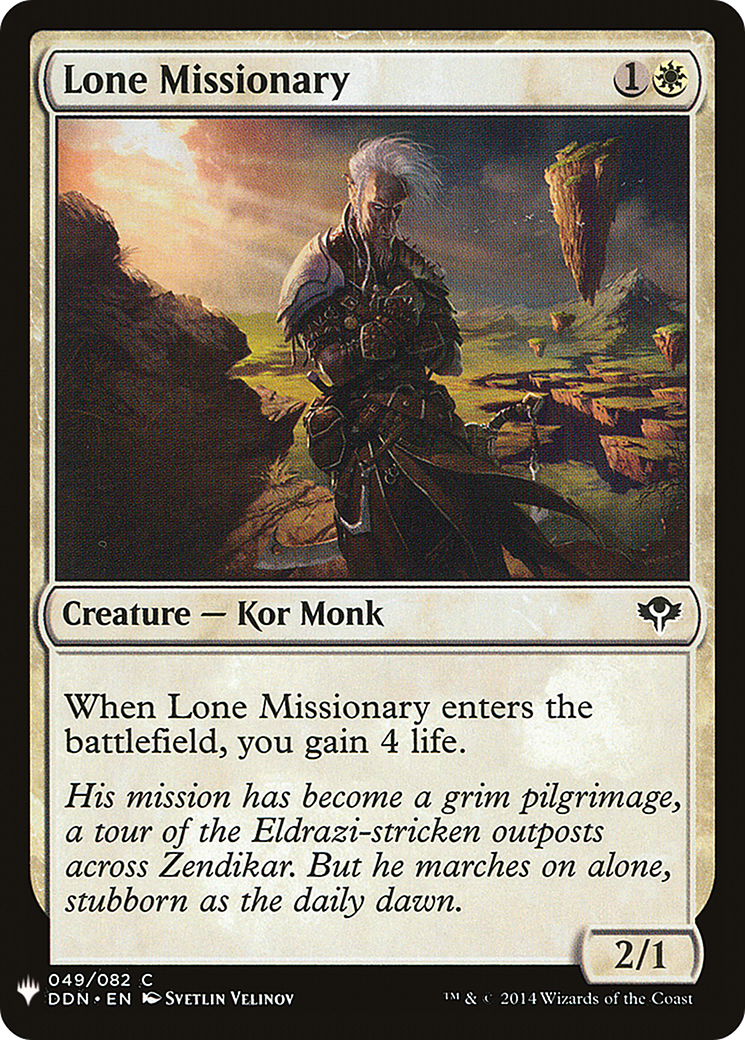 Lone Missionary [PLST-DDN-49]