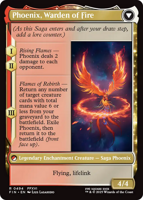 Joshua, Phoenix's Dominant // Phoenix, Warden of Fire - Extended Art [FIN-494]