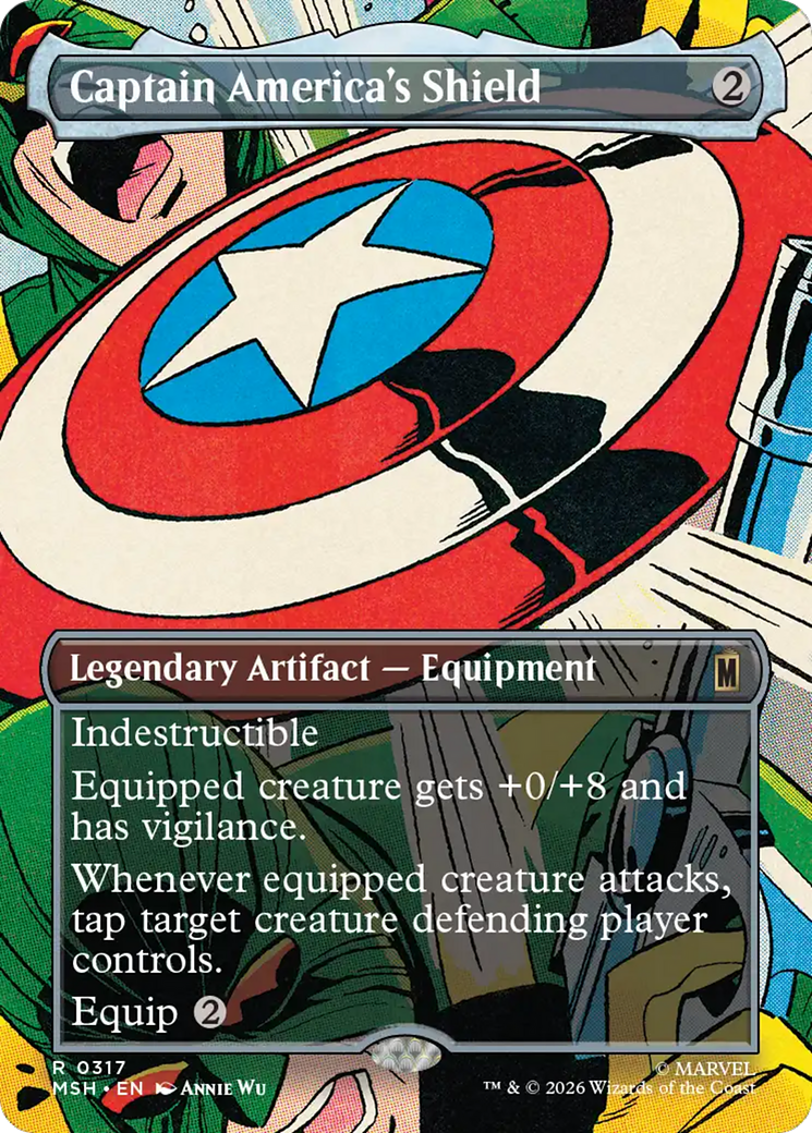 Captain America's Shield - Borderless [MSH-317]