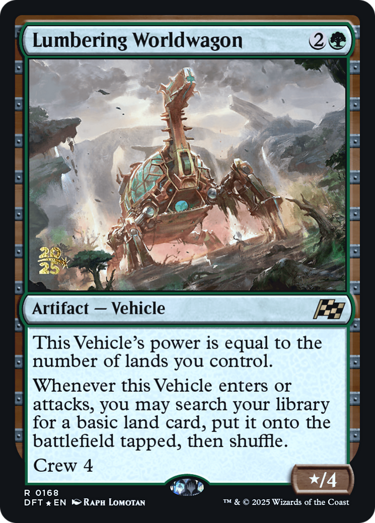Lumbering Worldwagon - Prerelease Promo [PDFT-168s]