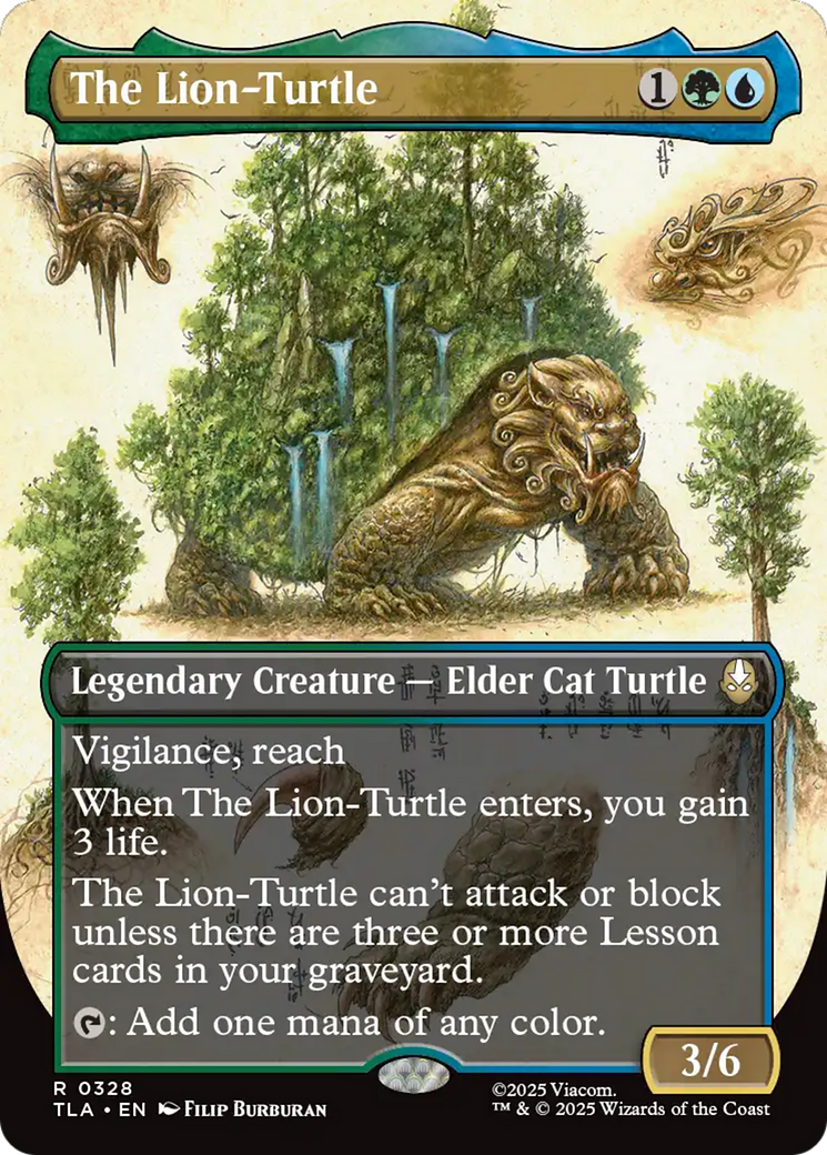 The Lion-Turtle - Borderless - Full Art [TLA-328]