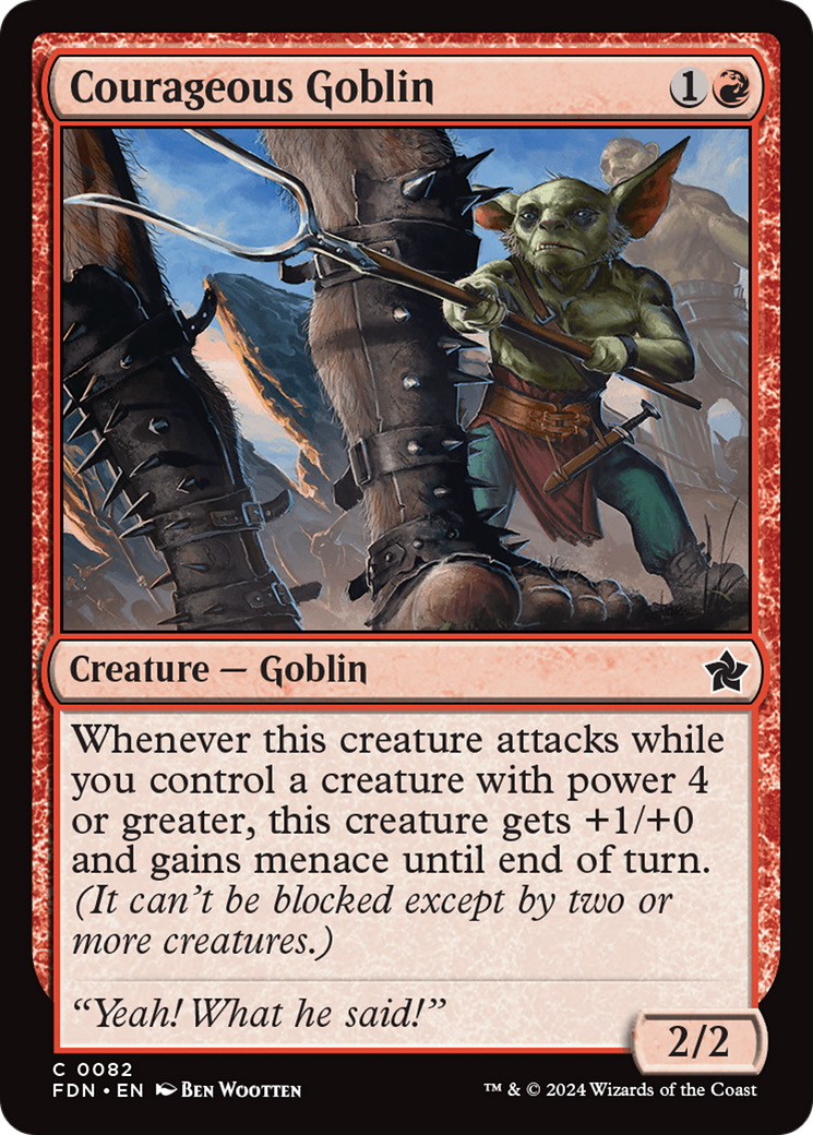 Courageous Goblin [FDN-82]