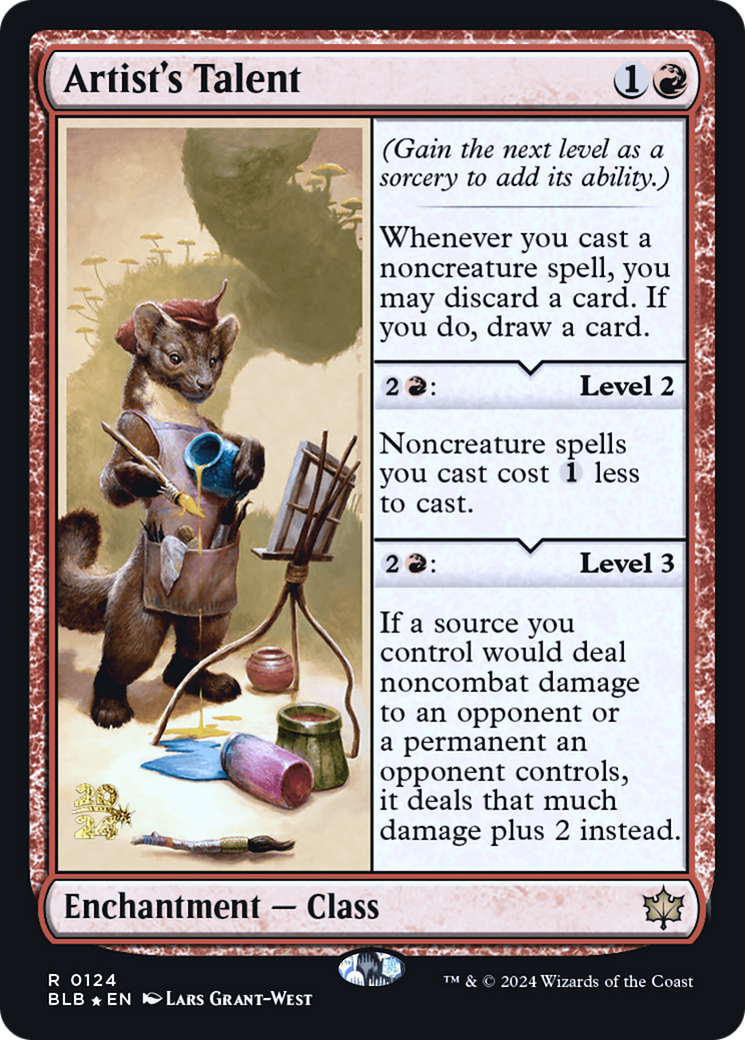 Artist's Talent - Prerelease Promo [PBLB-124s]