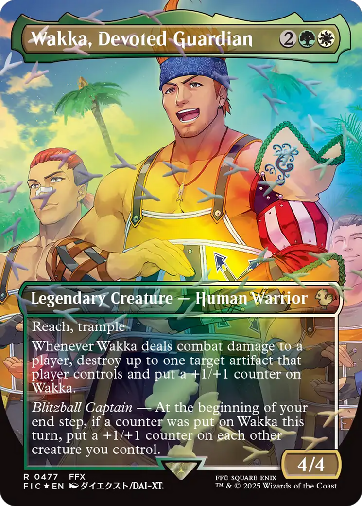 Wakka, Devoted Guardian - Borderless - Full Art [FIC-477]